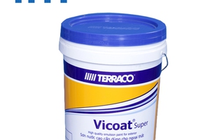 Đại lý Sơn nước ngoại thất Terraco Vicoat Super thùng 18 Lít