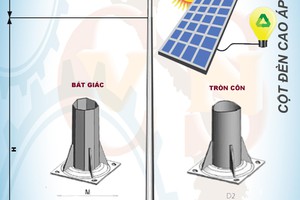 Cột đèn năng lượng mặt trời STK/CK09