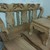 Bộ bàn ghế chạm khắc Minh Quốc Đào cột 10 và 12
