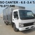 Xe tải Fuso Canter 4.7 Tấn thùng kín hỗ trợ ngân hàng 85% tại Sài Gòn