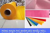màng nhựa pvc nhám nhiều màu