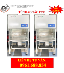 Tủ thao tác pcr có gió hoàn lưu qua lọc hepa model PCR07F