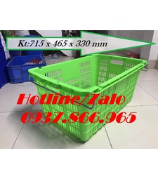 Sọt nhựa có quai tại hà nội, sọt nhựa rỗng, sọt nhựa HS 011, sọt nhựa, giở hàng có quai sắt cầm tay