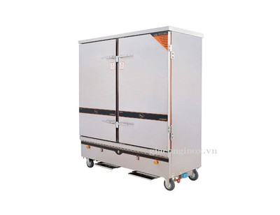 Tủ hấp cơm công nghiệp tự động dùng gas