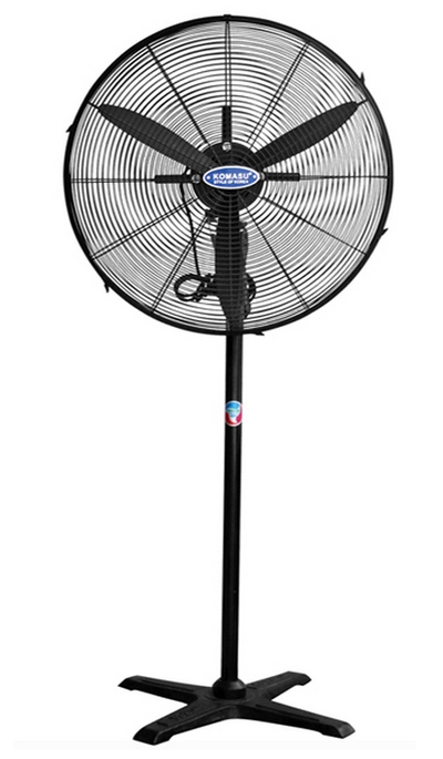 Quạt điện công nghiệp chân nhựa, quạt công nghiệp cọc cố định Komasu