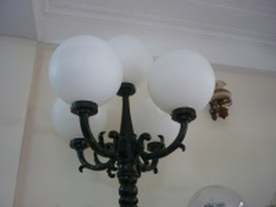 Cột đèn sân vườn DC 05B/CH6/SV3 4 chùm 4 bóng 4,8m