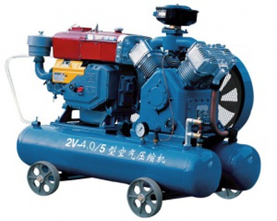 Máy nén khí chạy dầu diesel Ngân Triều giá rẻ Máy