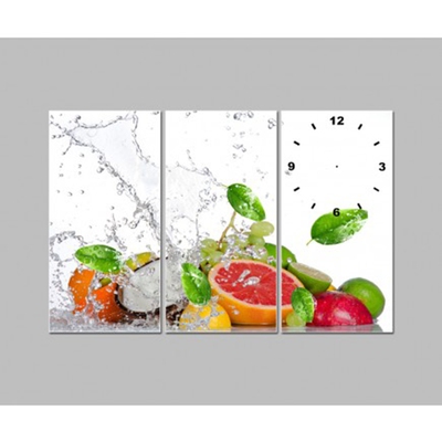 Tranh đồng hồ bộ hoa quả DH841A (kích thước 90x60cm)