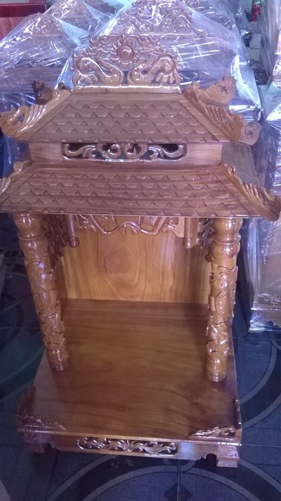 Bàn thờ Thổ địa - Thần Tài Gỗ Đỏ, Cămxe