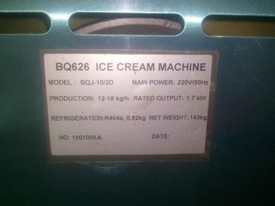 Thanh lý máy làm kem tươi