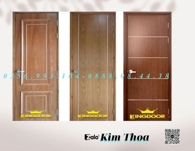 Cửa gỗ công nghiệp MDF Veneer - Cửa gỗ công nghiệp phòng ngủ