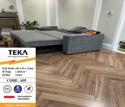 Sàn gỗ xương cá Teka