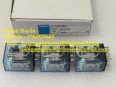 Rơ le trung gian MY4N J Omron sẵn hàng tại Bình Dương