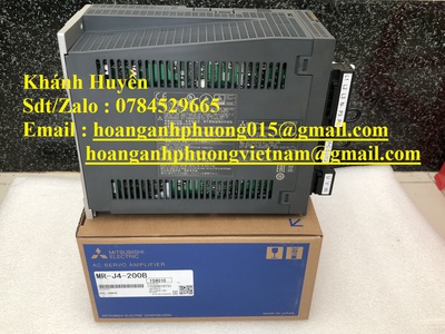 Dòng điều khiển servo mitsubishi MR J4 200B hàng chính hãng , mới 100%