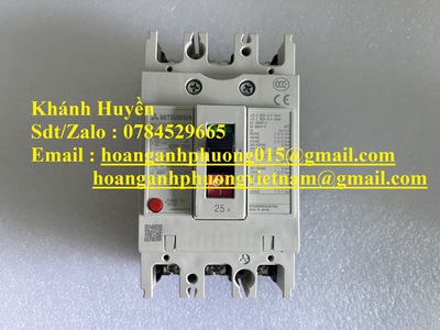 Sẵn kho mccb NF63 CV 3P 25A mitsubishi hàng chính hãng