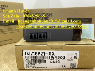 Module mạng mitsubishi QJ71GP21 SX sẵn kho hàng chính hãng