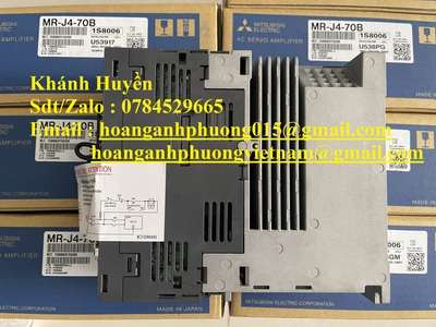 Bộ servo mitsubishi MR J4 70B hàng chính hãng , miễn phí vận chuyển