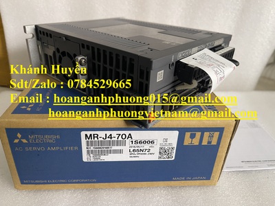 Bộ servo mitsubishi MR J4 70A giá rẻ cạnh tranh