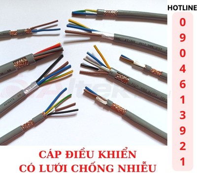 Cáp điều khiển có lưới chống nhiễu