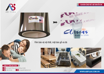 Phim dán bảo vệ mặt bàn, nội thất – xu hướng của nội thất hi