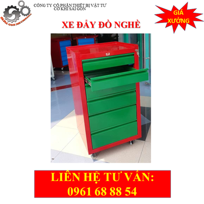 Xe đẩy dụng cụ đồ nghề 6 ngăn model CKSG-8404