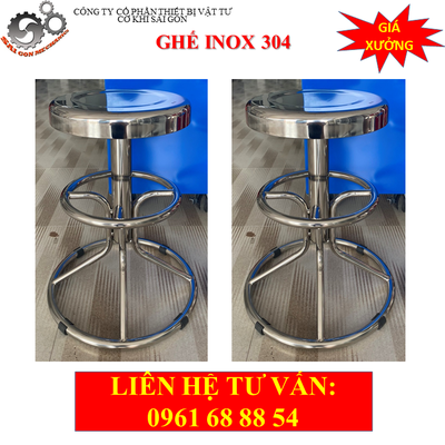 Ghế phòng thí nghiệm inox model CKSG-9102