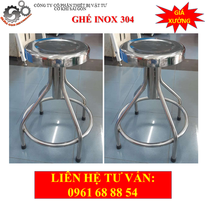 Ghế phòng thí nghiệm inox model CKSG-9103