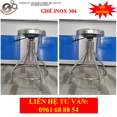 Ghế phòng thí nghiệm inox model CKSG-9105