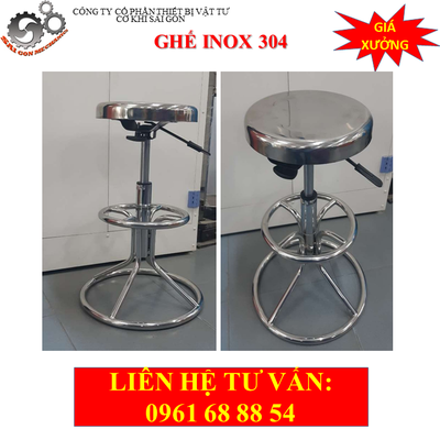 Ghế phòng thí nghiệm inox model CKSG-9109