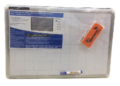Bảng để bàn viết bút lông và viết phấn KT40x60cm