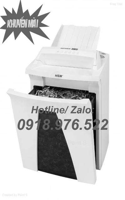 Máy hủy giấy dùng cho đại sứ quán
