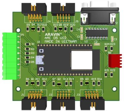 Bộ kết nối tín hiệu AMC 05 do Aravin sản xuất