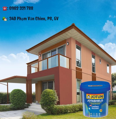 Sơn ngoại thất Jotashield chống phai màu 5L