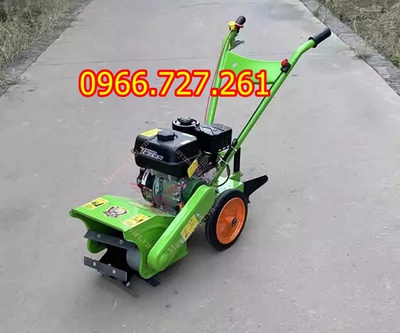 Máy cắt cỏ trục băm mini xới đất xạc cỏ vun gốc ngô chạy xăng