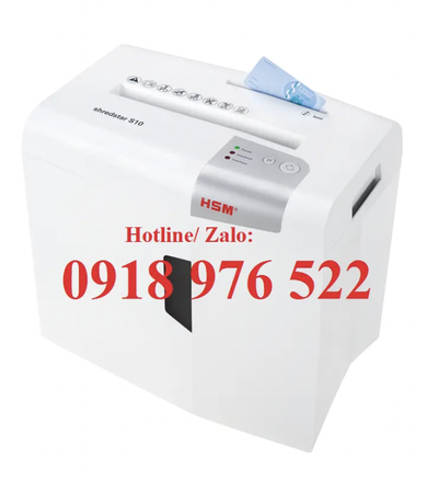 Máy hủy giấy công suất 10 tờ/lần HSM Shredstar S10