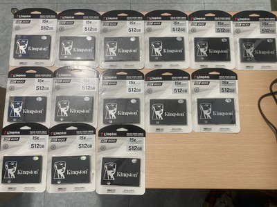 Thanh lý xả kho ổ cứng ssd Kingston kc600 512gb chíh hãng còn bảo hành 900k