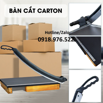 Bàn cắt thùng carton khổ lớn hàng cũ 50%