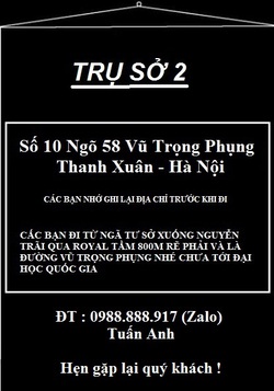 Ảnh số 98: ĐỊA CHỈ - Giá: 150.000