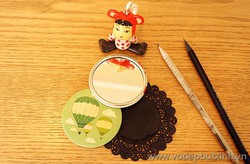 Ảnh số 8: Gương mini Wood K1169 50g - Giá: 7.000