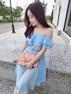Ảnh số 94: váy trễ vai bèo - Giá: 270.000