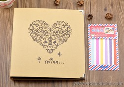 Ảnh số 64: Album DIY Gáy càng cua hình tim I Miss 12 inch  60 trang K1149 950g. - Giá: 180.000