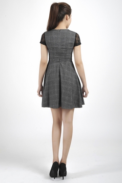 Ảnh số 16: Đầm xòe hoa đá ren ngực - Giá: 690.000