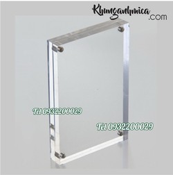 Ảnh số 4: Độ dày khung mica tùy thuộc vào kích thước ảnh 