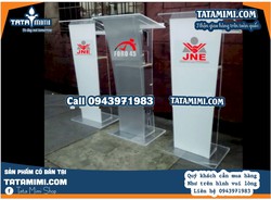 Ảnh số 2:  Bục phát biểu được cắt uốn theo thiết kế