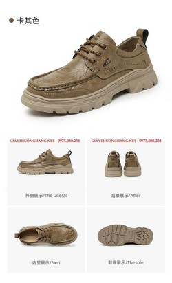 Ảnh số 50: Giày da mũi vuông đẳng cấp 2023 chính hãng BC120176 - Giá: 1.650.000