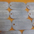 Làm dogtag, dây chuyền khắc thẻ tên độc đáo giá rẻ toàn quốc
