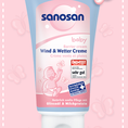 Kem dưỡng ẩm vùng mặt cho bé SANOSAN Baby Berier Cream 50ml