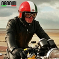 Kính đi xe máy Nannini Biker Chrome/Black/Silver Mirror