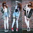 Tất đùi tất ngắn nữ sinh kiểu Nhật , Tất đùi sexy, Kẹp tất RẺ ĐẸP