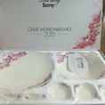 Bộ bát đĩa hoa đào Nhật Bản quà tặng Sony 260k/bộ